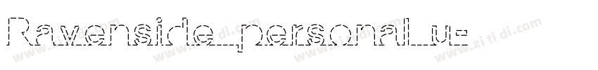 Ravenside personal u字体转换